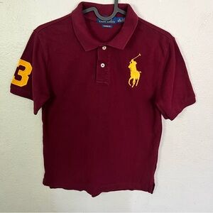 Ralph Lauren Kids Maroon Polo Shirt